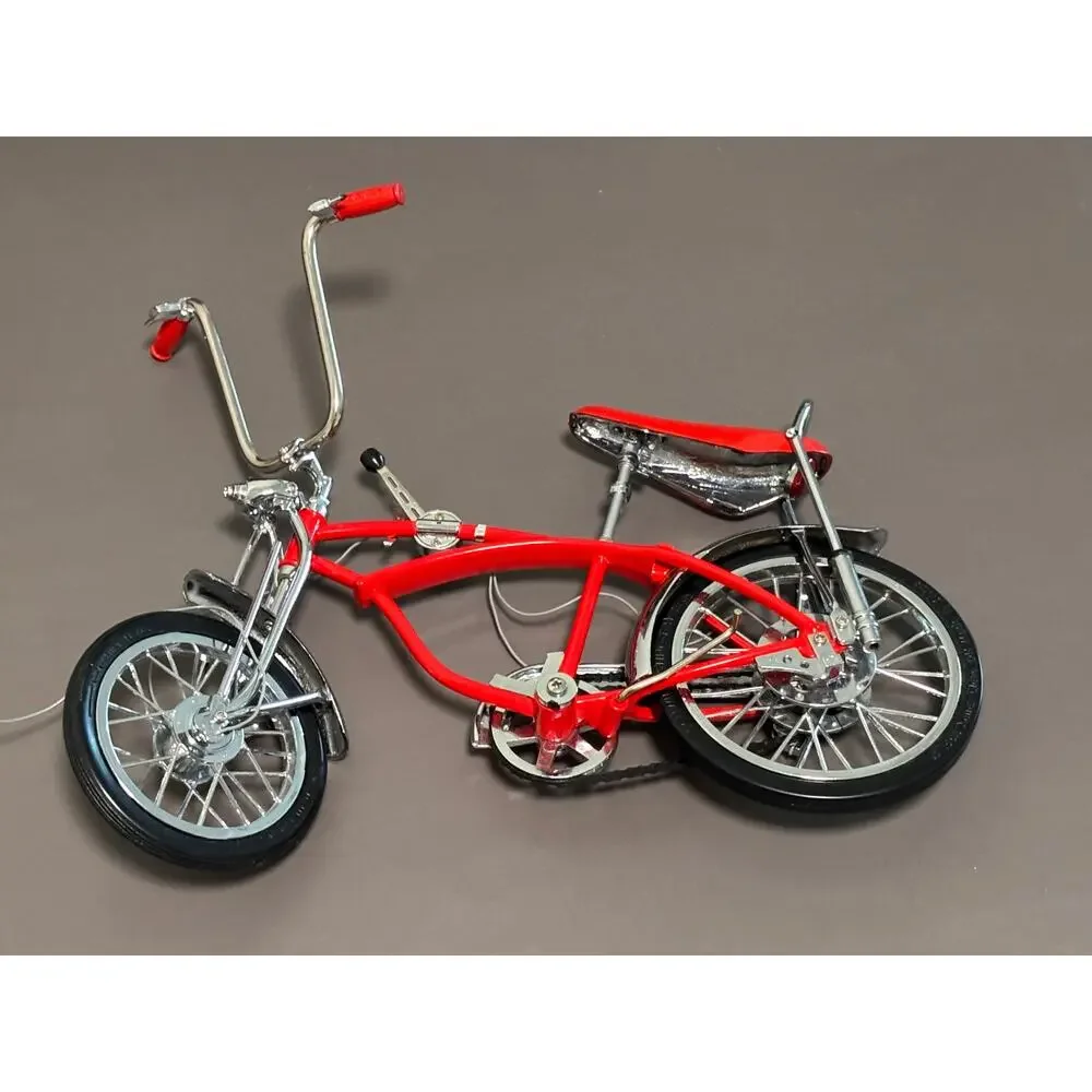 The Apple Krate Stik Shift 5 Speed Bicycle 1:6 Scale Schwinn Red Die Cast